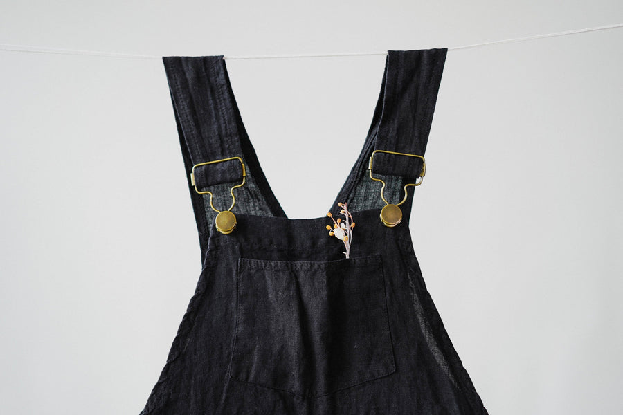 Kids Matteo Linen Overalls